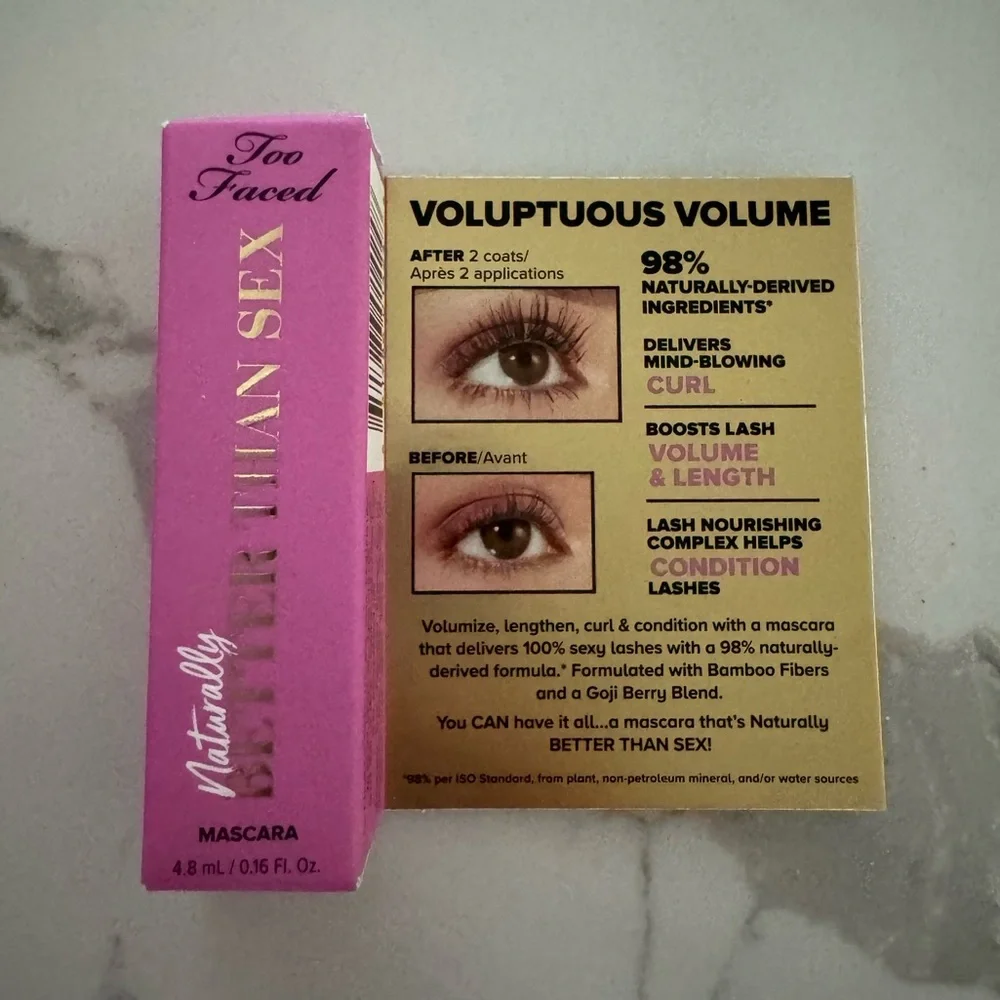 🌸5/$25🌸 Too Faced naturally better than sex mascara